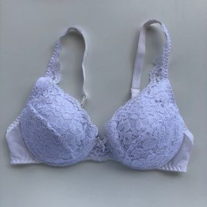 Vassarettee White Push Up Bra